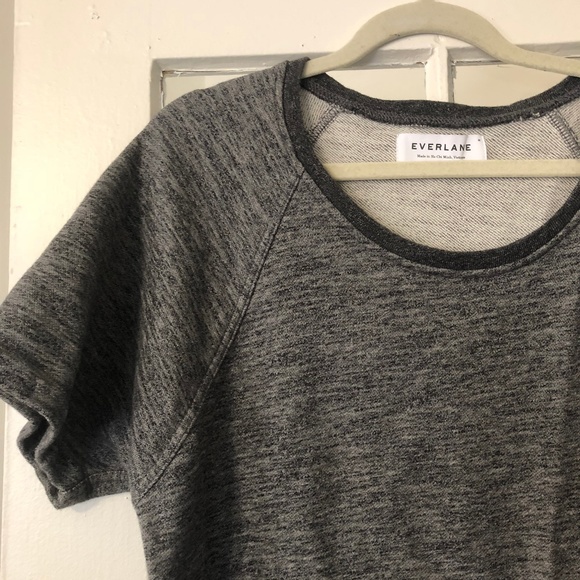 EUC Women’s Everlane Grey Tunic Sweatshirt M - Picture 3 of 11